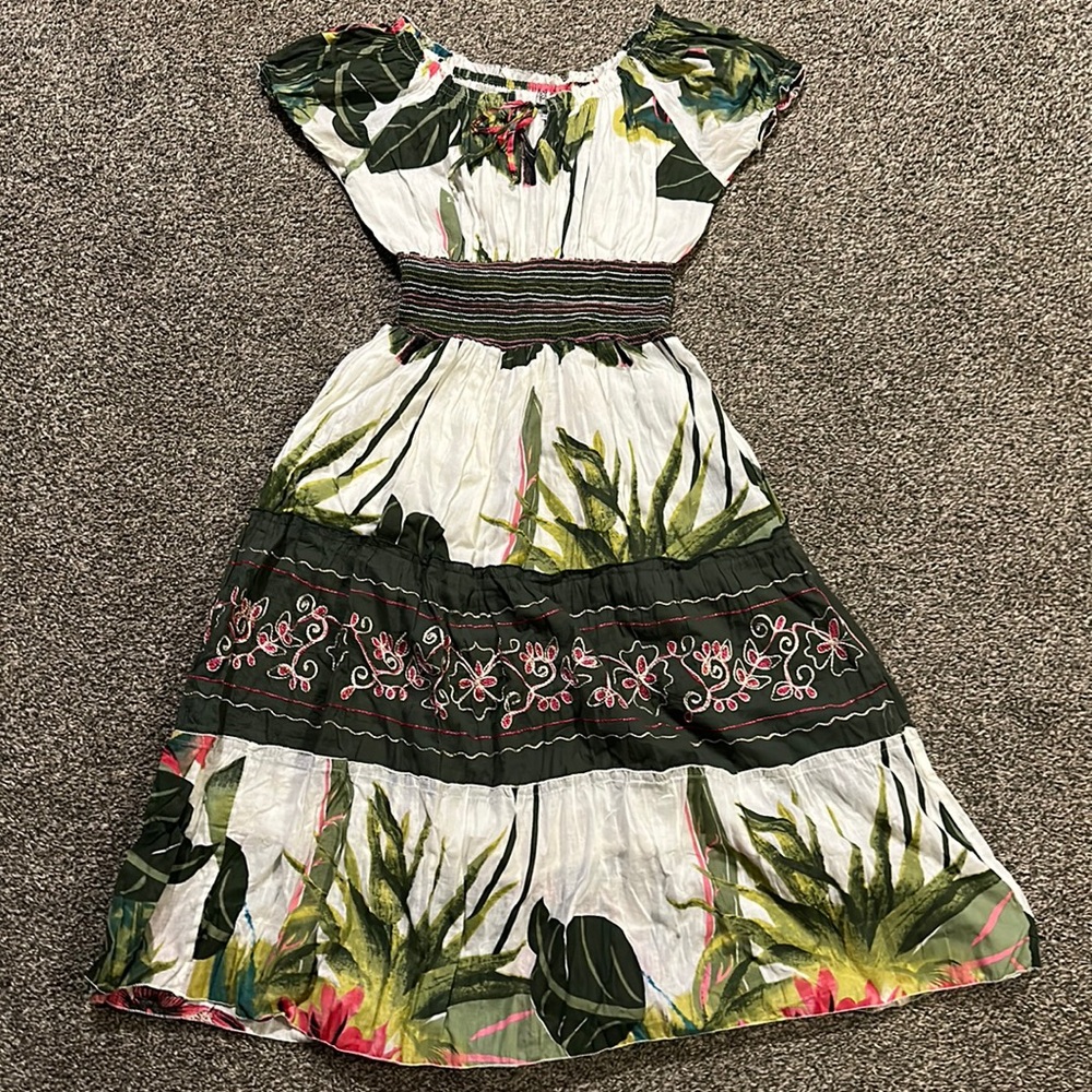 Signature JMB tropical dress double lined